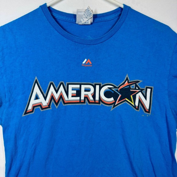 2017 MLB All-Star Game Aaron Judge 99 T-Shirt American League Majestic Tag Sz M - Picture 2 of 9